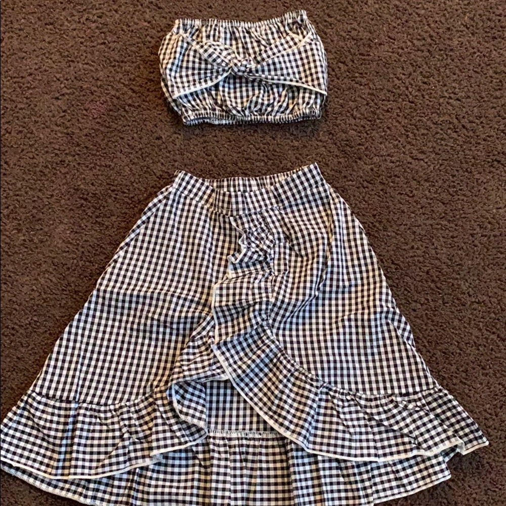 Two piece skirt and top